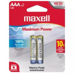 BATERIA MAXELL ALKALINA AAA (AAA-2BP) 2PACK